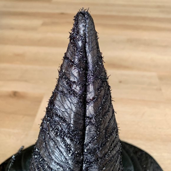 Sdsaena Deluxe High Halloween Witch Hat - Black - Picture 3 of 11